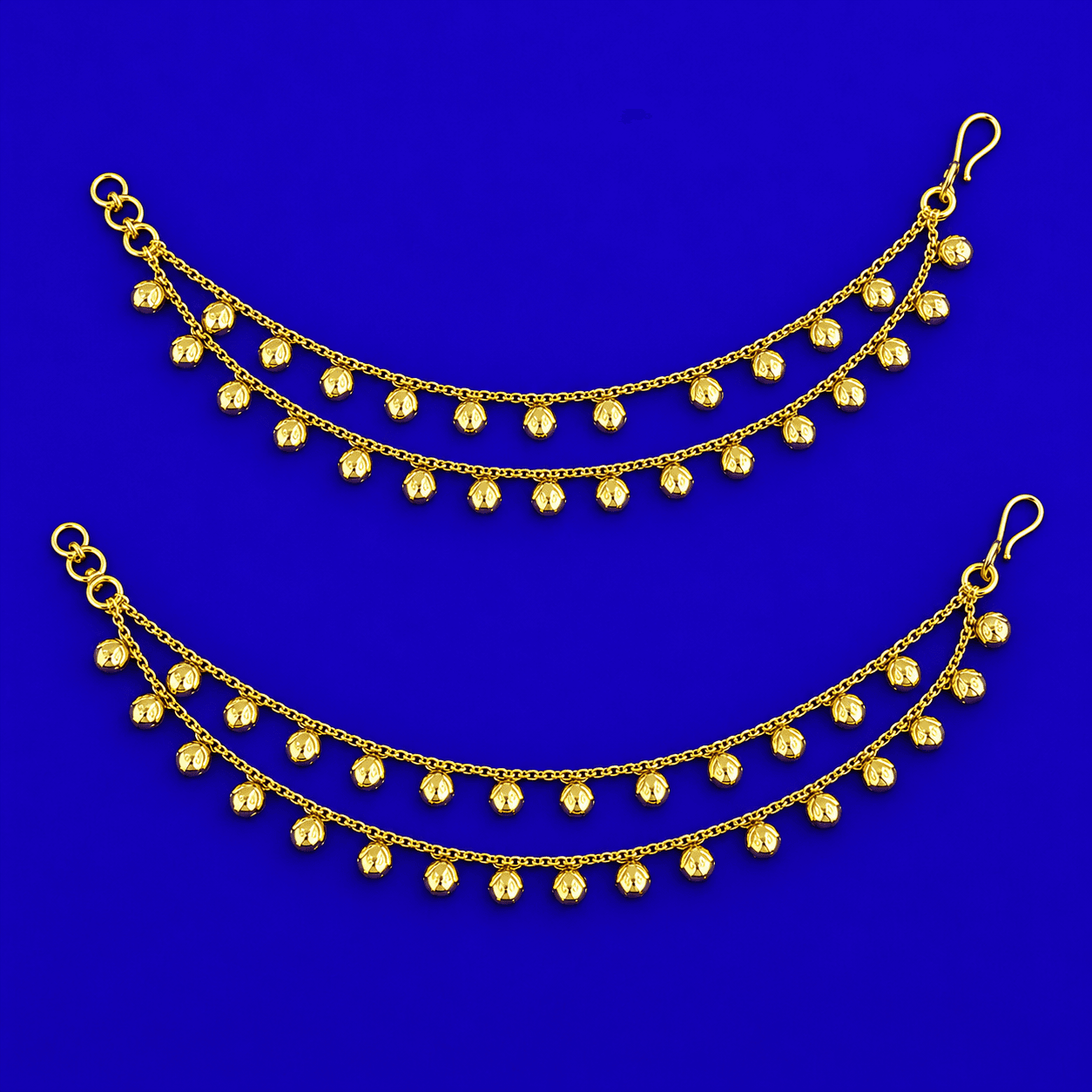 Valora Ear Chains in Golden