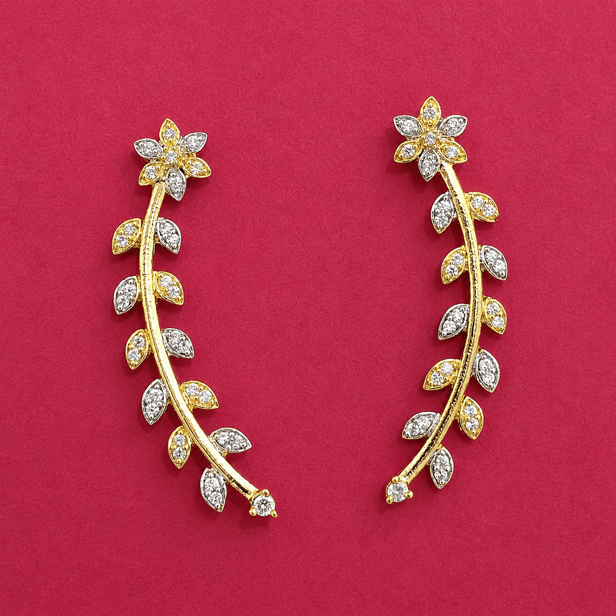 Lumera Ear Cuffs in White